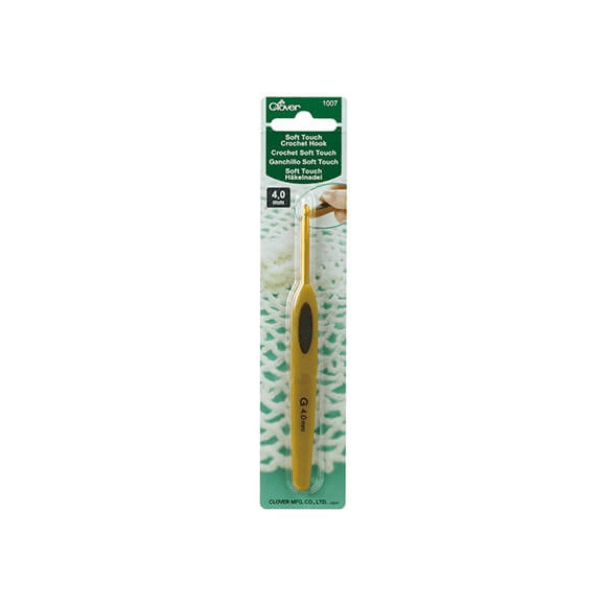 Agujas de Ganchillo Ergonómicas Clover Soft