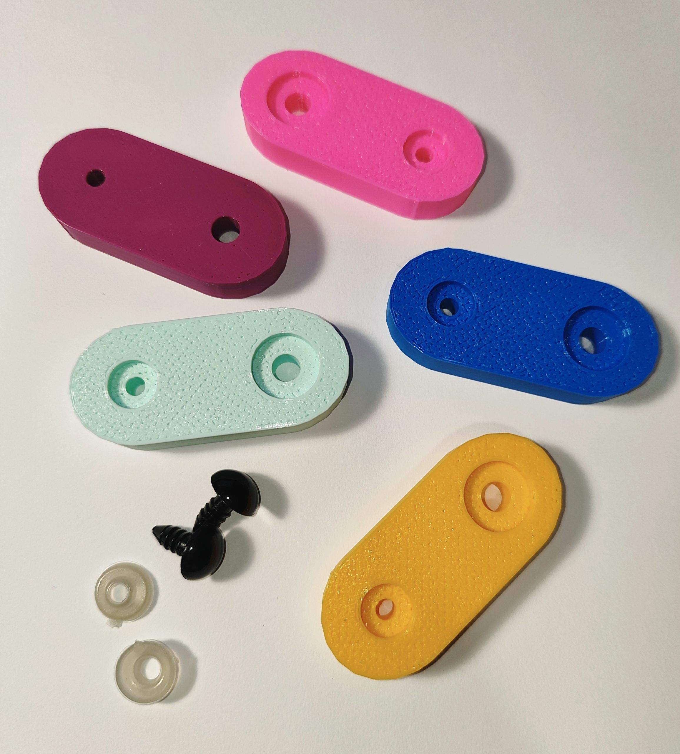 Apliques Ojitos de Seguridad Eco-Friendly