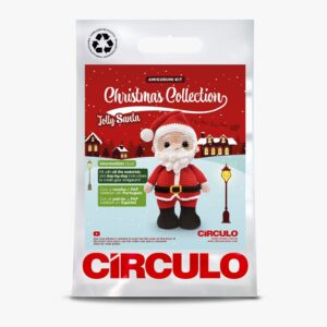 Kit Círculo Amigurumi Papá Noel