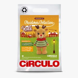 Kit Círculo Amigurumi Reno Navidad