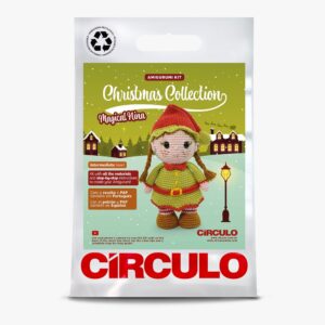 Kit Círculo Amigurumi Duende Navidad