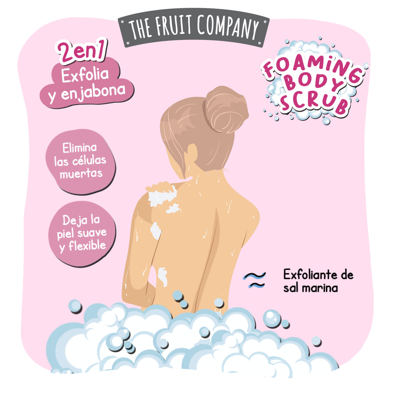 Exfoliante Corporal Fresa The Fruit Company