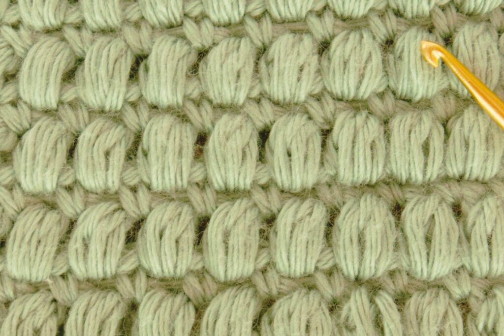 crochet punto puff
