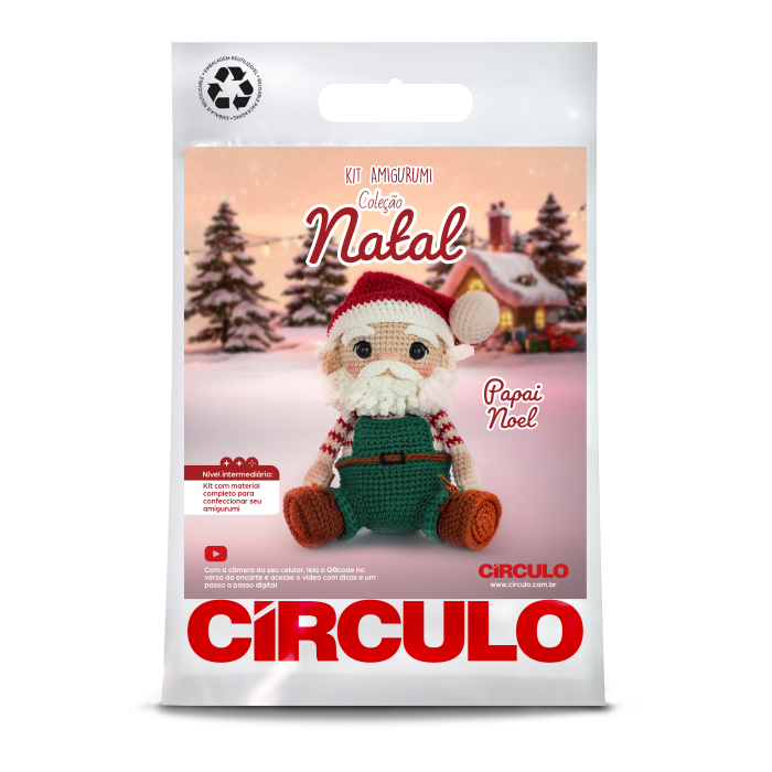 Kit Amigurumi Santa Claus