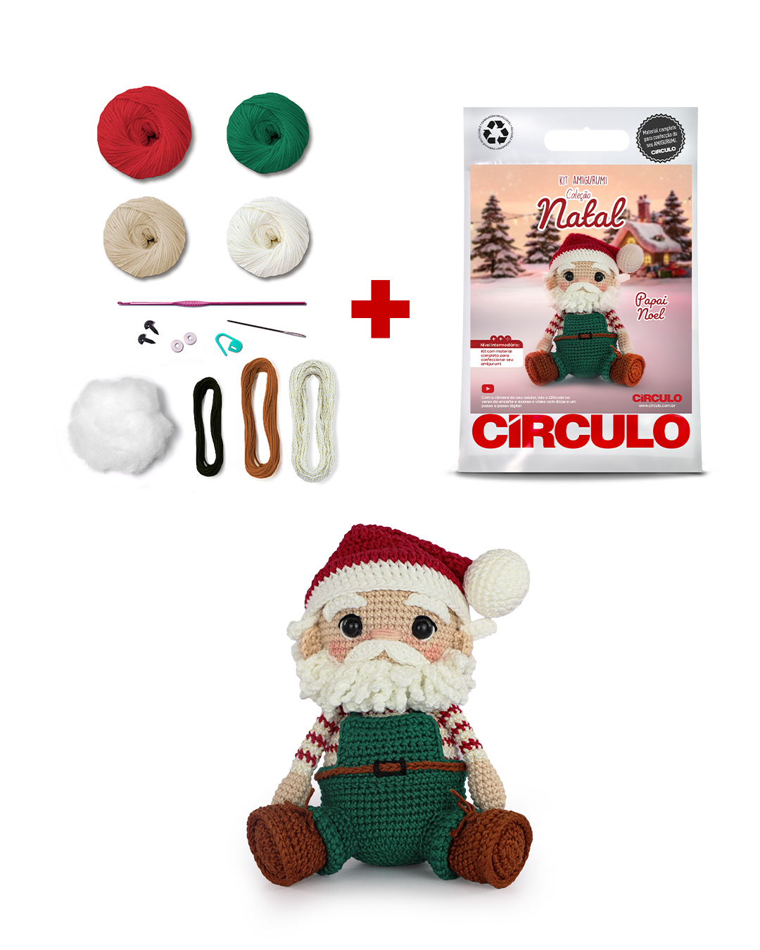 Kit Amigurumi Santa Claus - Imagen 2