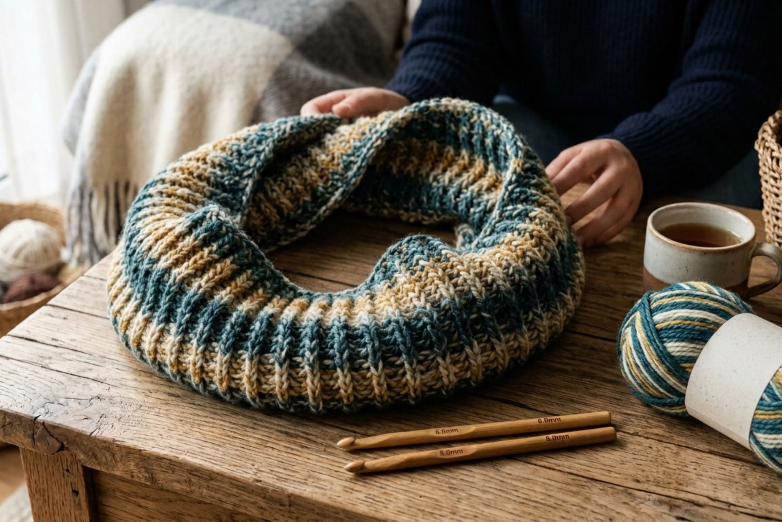 punto elástico a crochet